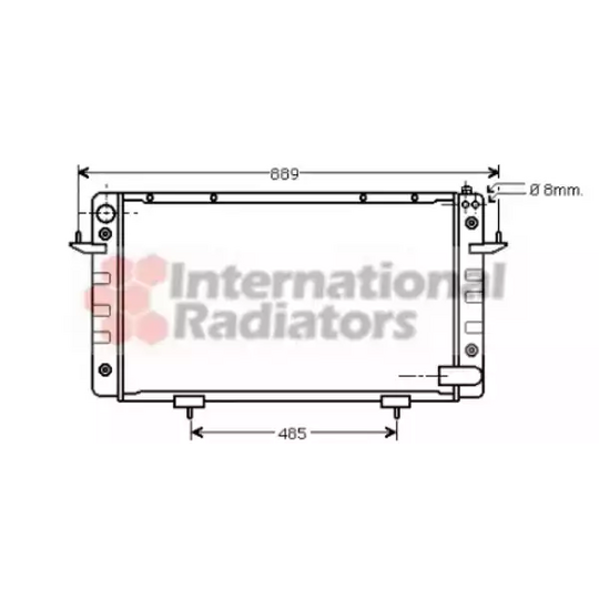 02002099 - Radiator, engine cooling 