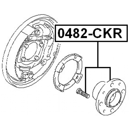 0482-CKR - Wheel hub 