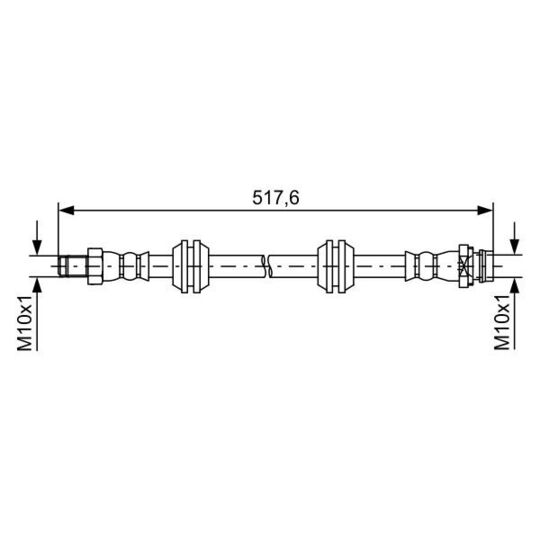 1 987 481 731 - Brake Hose 