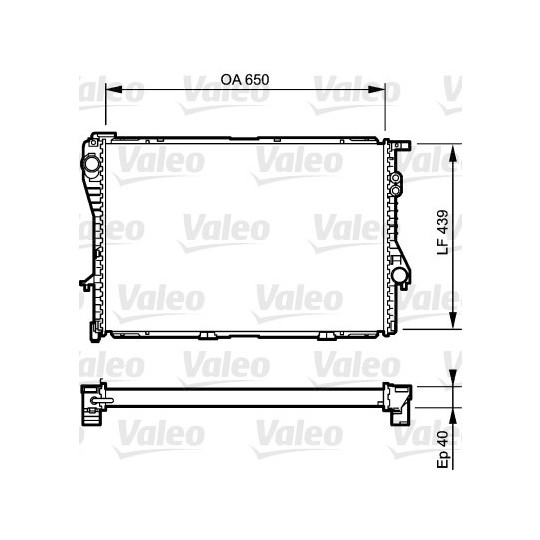 731764 - Radiaator, mootorijahutus 