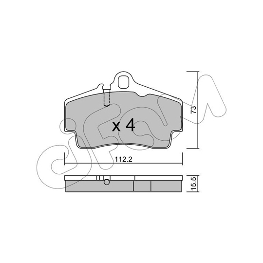 822-658-0 - Brake Pad Set, disc brake 