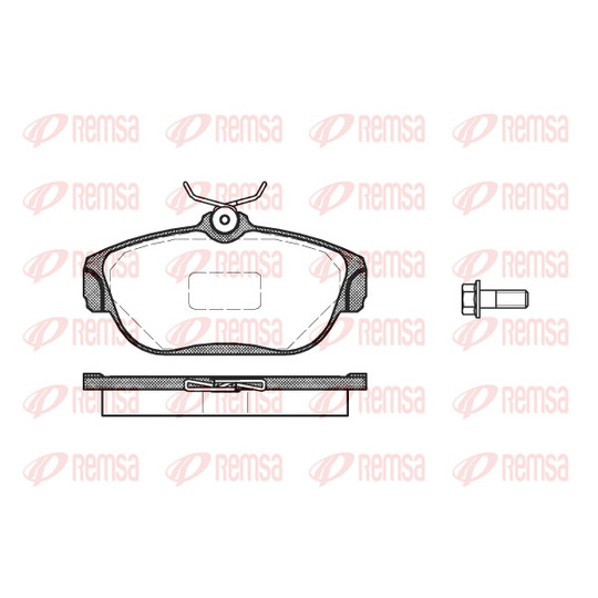 0368.00 - Brake Pad Set, disc brake 