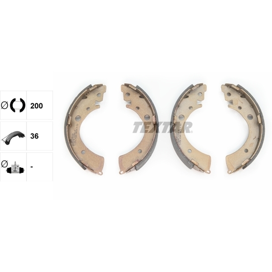 91039601 - Brake Shoe Set 