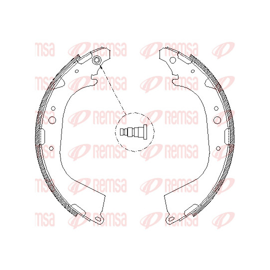 4650.01 - Brake Shoe Set 