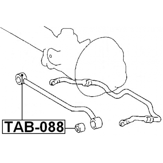 TAB-088 - Länkarmsbussning 