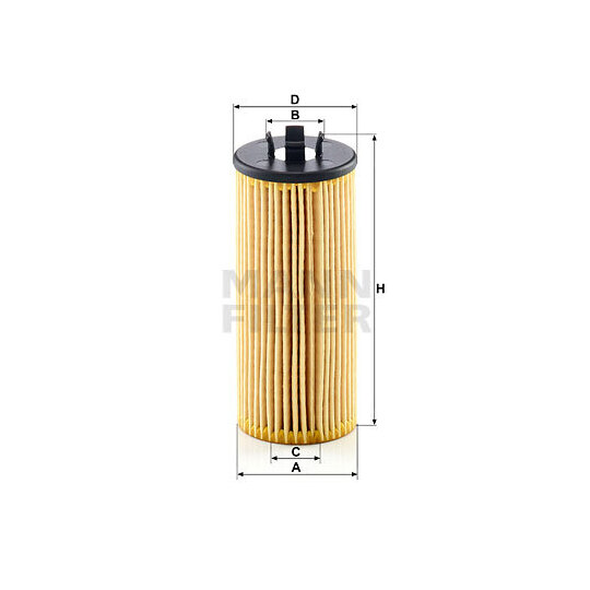 HU 6015 z KIT - Oil filter 