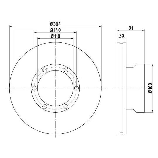 CVD547 - Brake Disc 