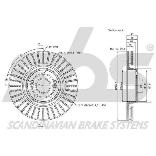 1815203948 - Brake Disc 