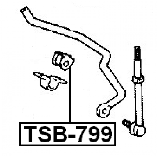 TSB-799 - Kinnitus, stabilisaator 