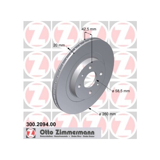 300.2094.00 - Brake Disc 