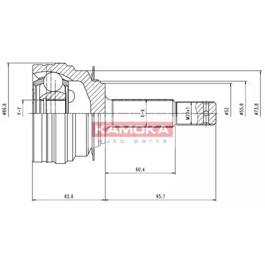 7098 - Joint Kit, drive shaft 