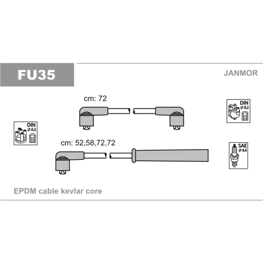 FU35 - Ignition Cable Kit 
