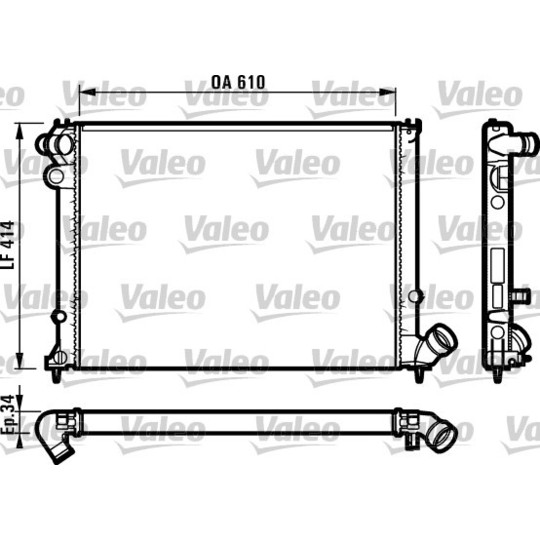 731573 - Radiaator, mootorijahutus 