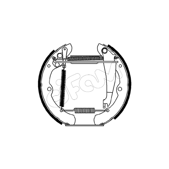 151-100 - Brake Shoe Set 