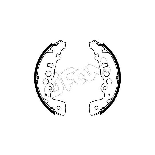 153-401 - Brake Shoe Set 