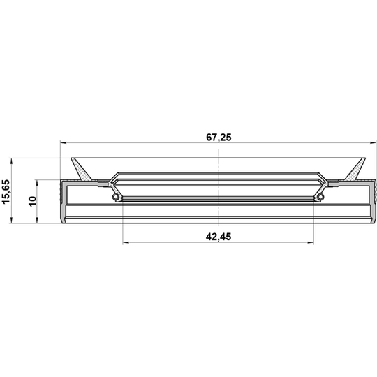 95PES-44671016C - Shaft Seal, differential 