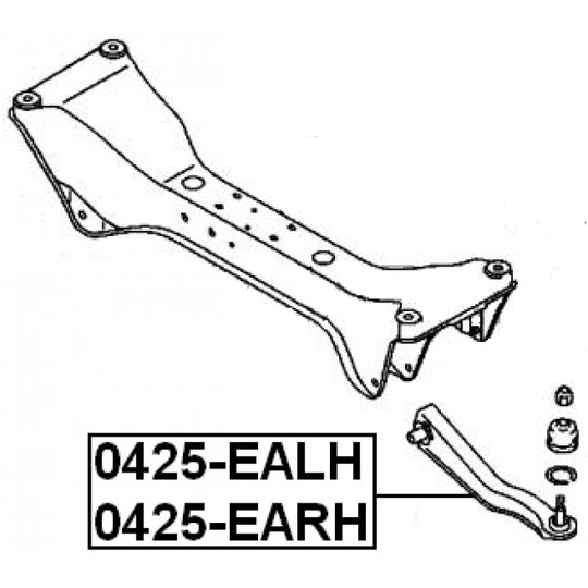 0425-EARH - Track Control Arm 