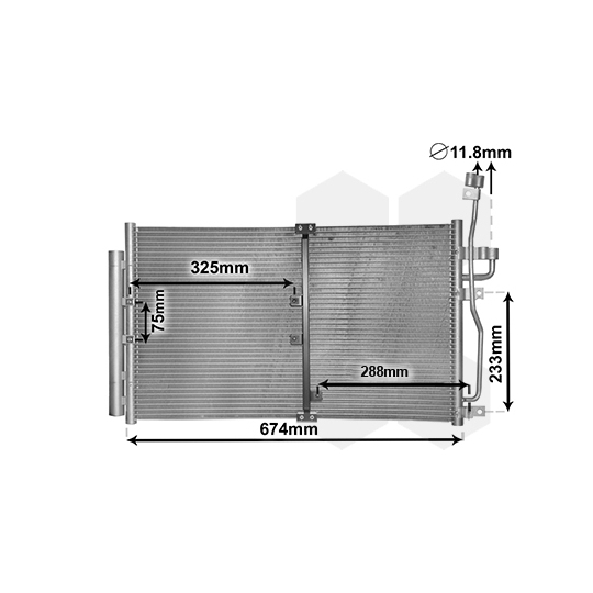 37005425 - Condenser, air conditioning 