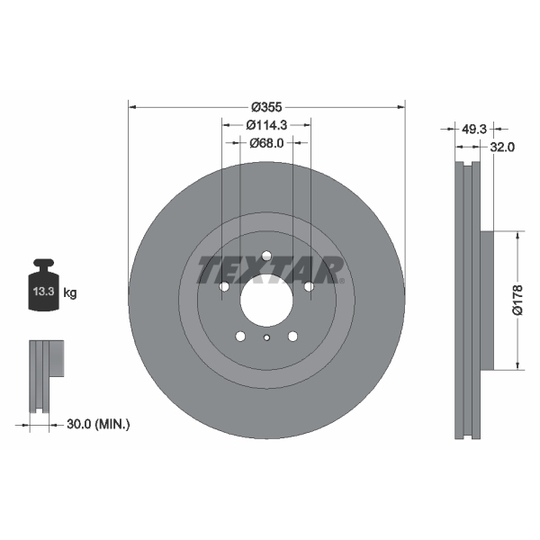 92199105 - Brake Disc 