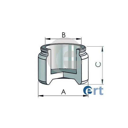 151066-C - Piston, brake caliper 