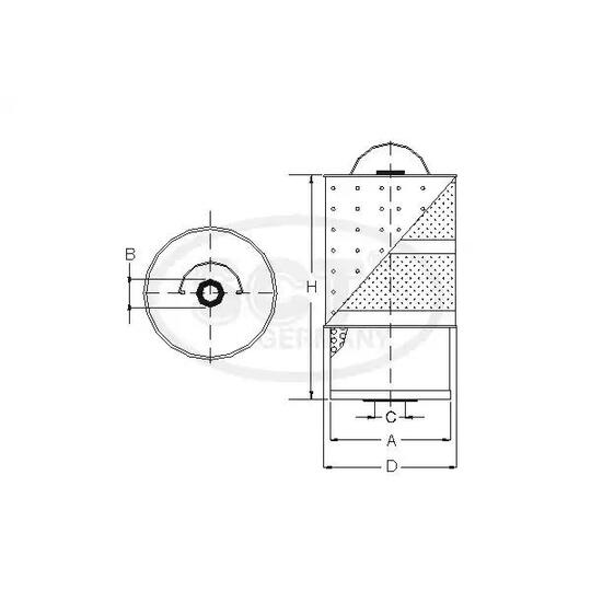 SF 502 - Oil filter 