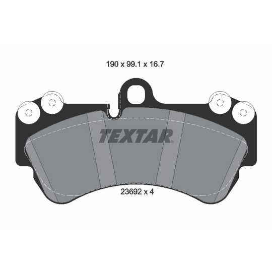 2369202 - Brake Pad Set, disc brake 