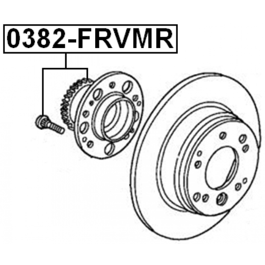 0382-FRVMR - Wheel hub 