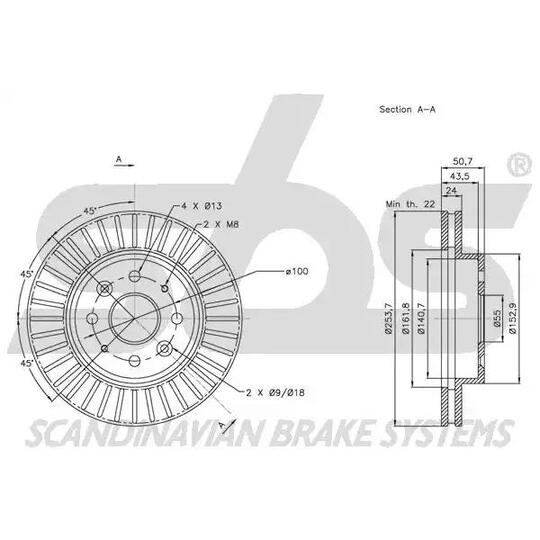 1815203516 - Bromsskiva 