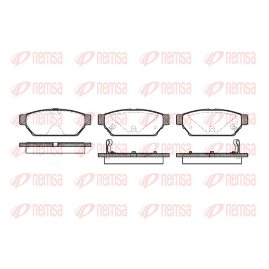 0440.02 - Brake Pad Set, disc brake 