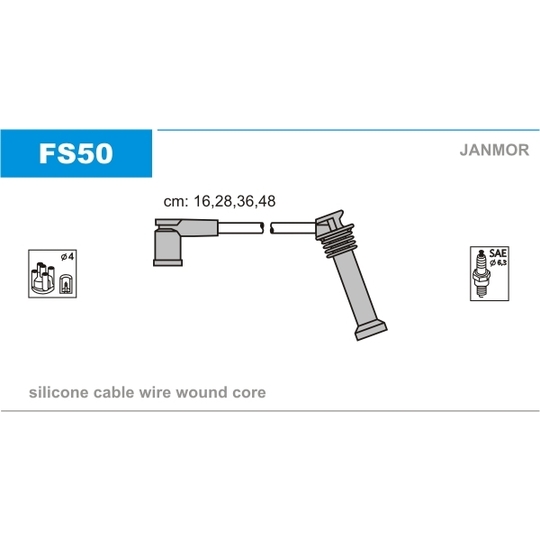 FS50 - Ignition Cable Kit 