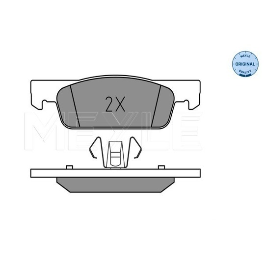 025 257 0217 - Brake Pad Set, disc brake 