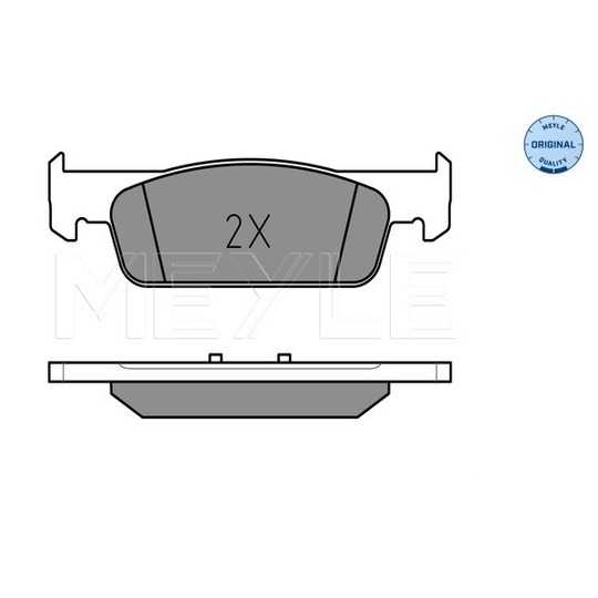 025 257 0217 - Brake Pad Set, disc brake 