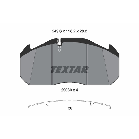 2903007 - Brake Pad Set, disc brake 