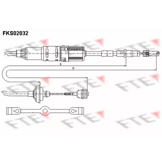 FKS02032 - Clutch Cable 