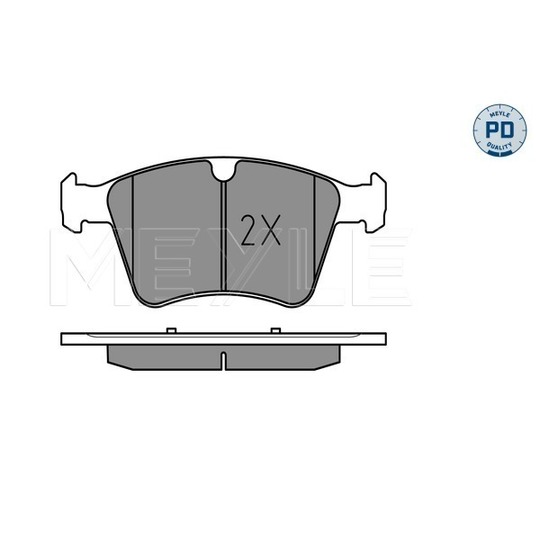 025 241 5120/PD - Brake Pad Set, disc brake 