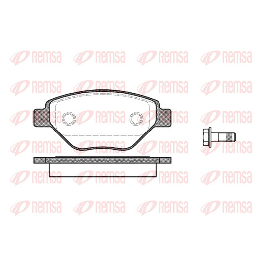 0977.00 - Brake Pad Set, disc brake 