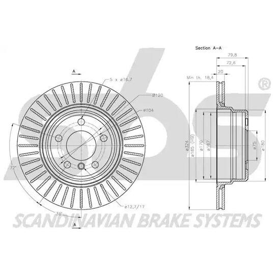 1815201585 - Brake Disc 