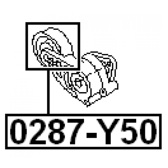 0287-Y50 - Spännrulle, aggregatrem 