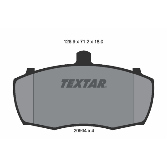 2090401 - Brake Pad Set, disc brake 