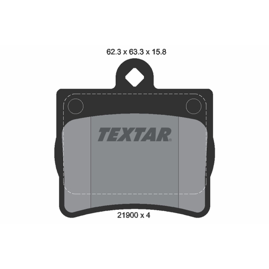 2190003 - Brake Pad Set, disc brake 