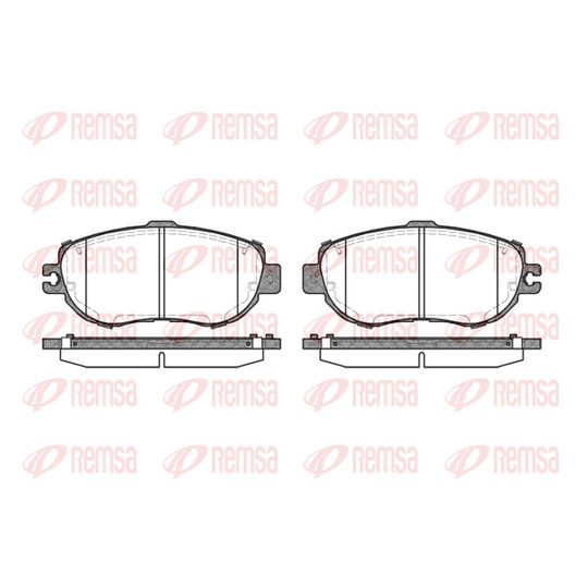 0456.00 - Brake Pad Set, disc brake 