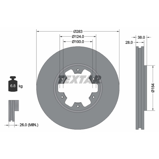 92228400 - Brake Disc 