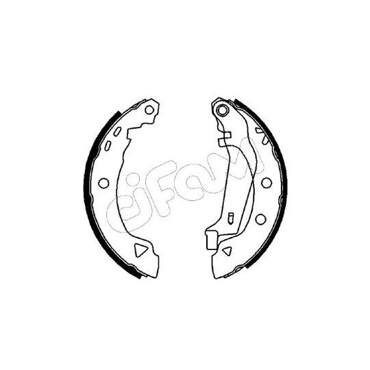 153-346Y - Brake Shoe Set 