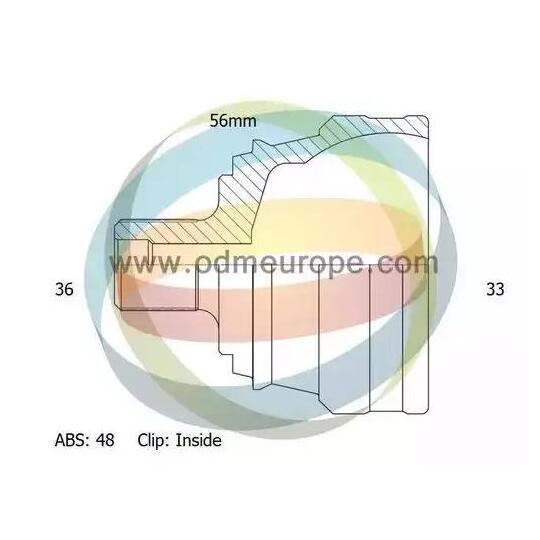 12-151676 - Joint Kit, drive shaft 