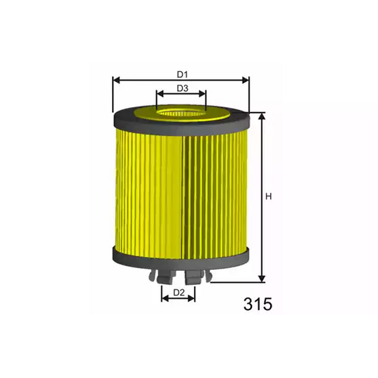 L012 - Oil filter 