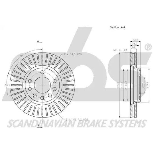 1815203660 - Brake Disc 
