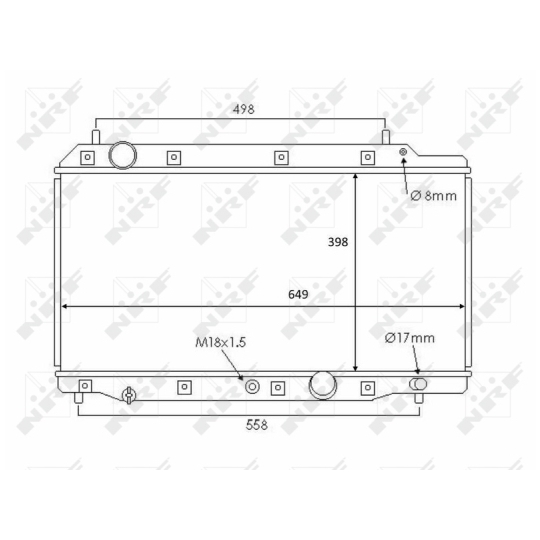 58383 - Radiaator, mootorijahutus 