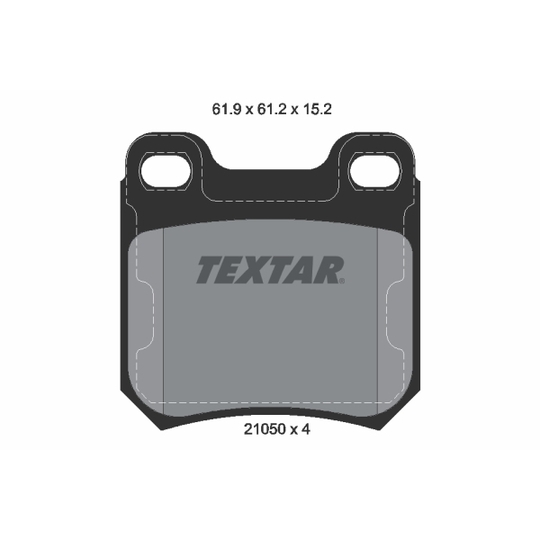2105002 - Brake Pad Set, disc brake 