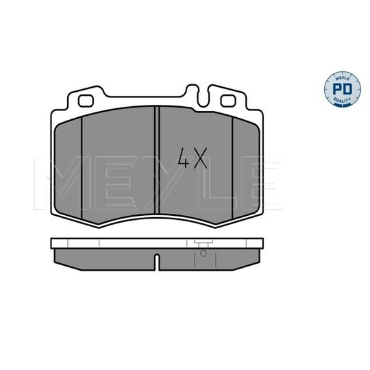025 237 4517/PD - Brake Pad Set, disc brake 
