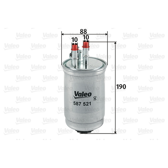 587521 - Fuel filter 